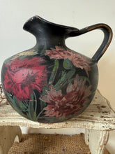 Load image into Gallery viewer, French Florals Handpainted Stoneware Jug
