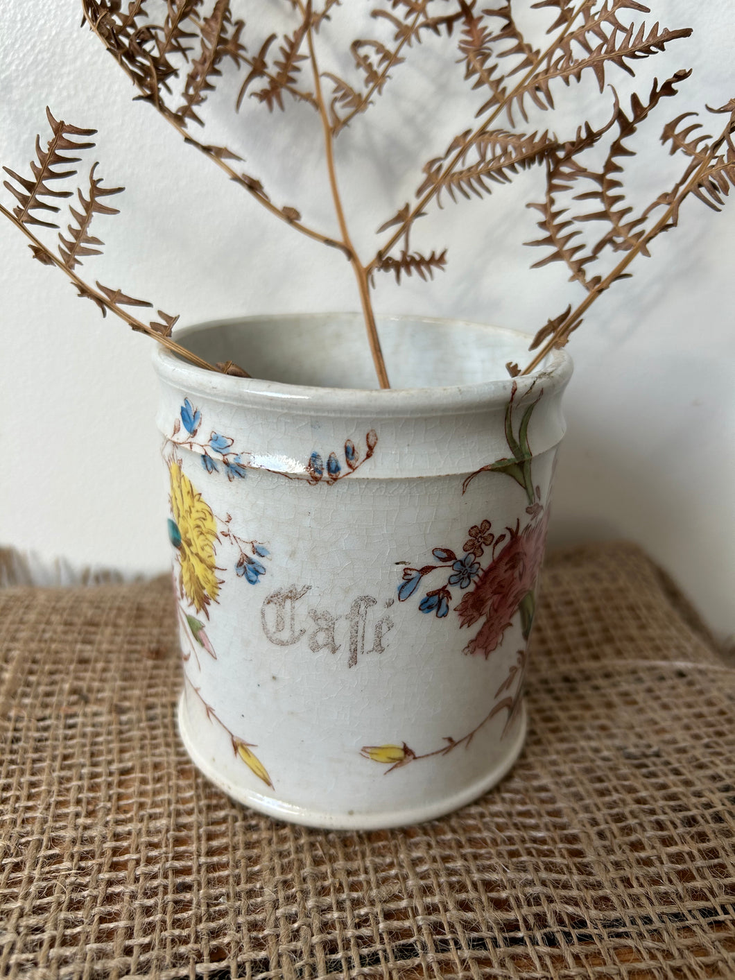 Pretty café Storage Pot