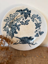 Load image into Gallery viewer, Dark Blue French Transferware Plate

