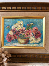 Load image into Gallery viewer, Beautiful Framed Floral Oil on Canvas
