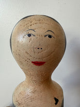 Load image into Gallery viewer, French Rare Vintage Wooden French Milliner's Hat Display Stand Marotte
