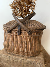 Load image into Gallery viewer, Gorgeous Large French Wicker Basket
