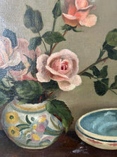 Load image into Gallery viewer, Original Vintage Rose Oil on Canvas
