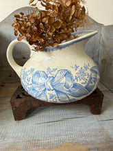 Load image into Gallery viewer, French Vintage Sky Blue Tubby Jug
