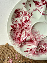 Load image into Gallery viewer, French Vintage Pink Ironstone Oyster Plate
