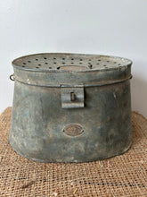 Load image into Gallery viewer, French  Galvanised Bait Box
