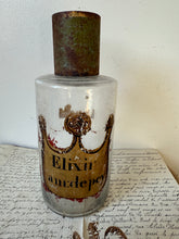 Load image into Gallery viewer, French Vintage Pharmaceutical  Bottle
