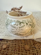Load image into Gallery viewer, French Vintage Roger and Gallet Pot Ironstone Pot
