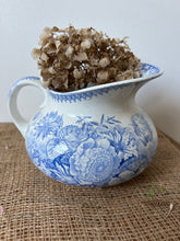 Load image into Gallery viewer, French Jardinere Blue Transferware Jug
