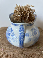 Load image into Gallery viewer, French Jardinere Blue Transferware Jug
