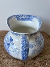 Load image into Gallery viewer, French Jardinere Blue Transferware Jug
