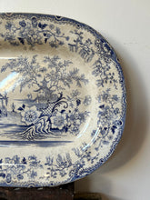 Load image into Gallery viewer, Vintage Blue and White Transferware Platter
