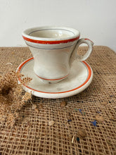 Load image into Gallery viewer, Lovely French Heavy Brulot Cup and Saucer
