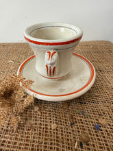 Load image into Gallery viewer, Lovely French Heavy Brulot Cup and Saucer
