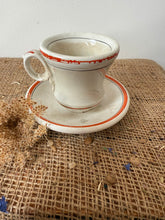 Load image into Gallery viewer, Lovely French Heavy Brulot Cup and Saucer
