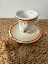 Load image into Gallery viewer, Lovely French Heavy Brulot Cup and Saucer
