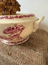 Load image into Gallery viewer, Beautiful Large French Pink and White Soupiere
