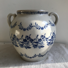 Load image into Gallery viewer, Rare Beautiful Blue and White St Uze Confit Pot
