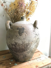 Load image into Gallery viewer, Large French Rustic Terracotta Earthenware Olive Oil Pot
