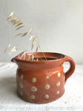 Load image into Gallery viewer, Rare French terracotta Savoie Spotty Jug
